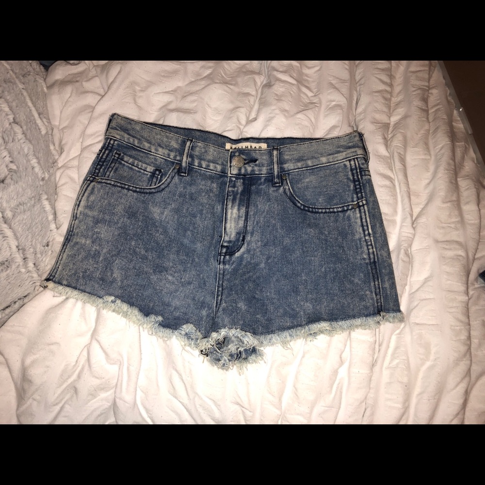 “Bleached” high rise short Bullhead Denim